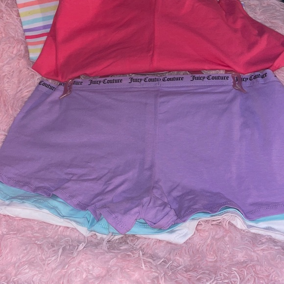 Juicy Couture 5 pair of vibrant color boy shorts - Picture 4 of 9